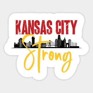 Kansas City Strong Skyline Sticker